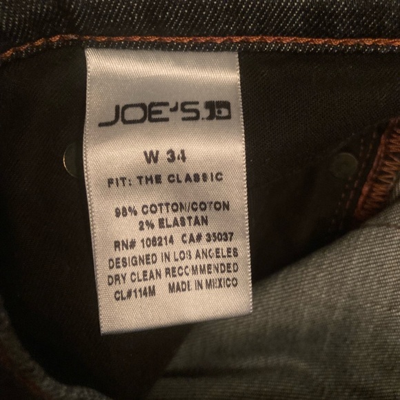 2 Pairs of Joe’s Jeans Blue & Dark Blue In Great Condition Size 34 x 34 - Picture 5 of 8